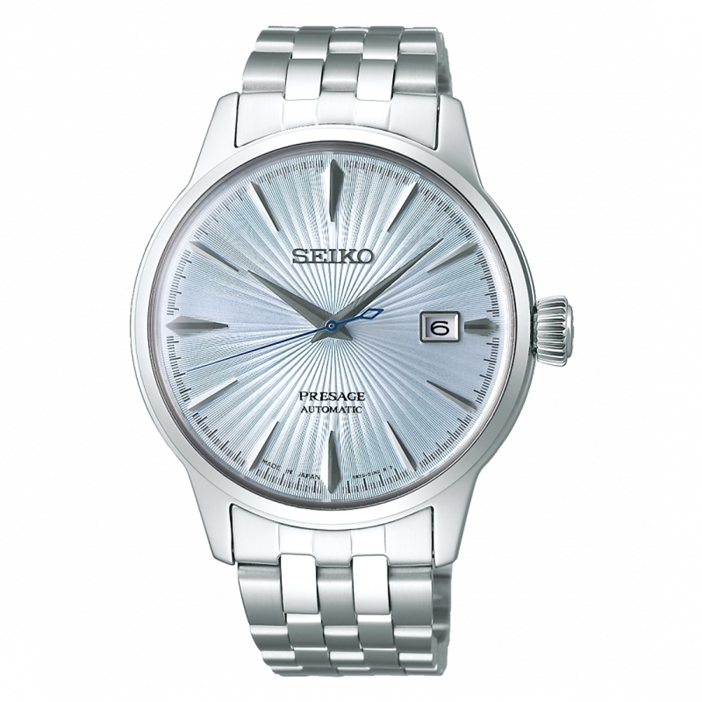 SEIKO 精工錶 Presage 調酒師系列機械腕錶 4R35-01T0C(SRPE19J1)