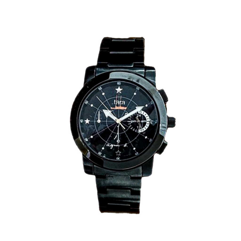 【agnès b.】Tara限量紀念錶款 V654-0AG0K 43mm 現代鐘錶 SK016