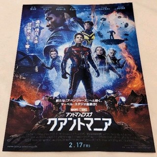 日本帶回 漫威 蟻人 量子狂熱 劇場版 映畫 電影 日版 B5 DM 傳單 25.7*18.2