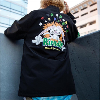 RIPNDIP SILLY NERM COACH JACKET 教練外套 中指貓 台灣總代理-ALL