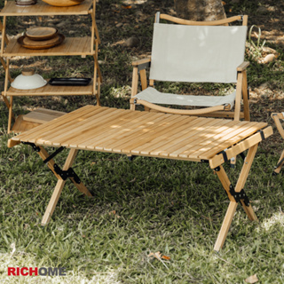 RICHOME 福利品 TA-453 TUMAZ雅各羅3x2尺 摺疊桌 野餐 露營 折疊桌 戶外桌 餐桌 茶几 和室