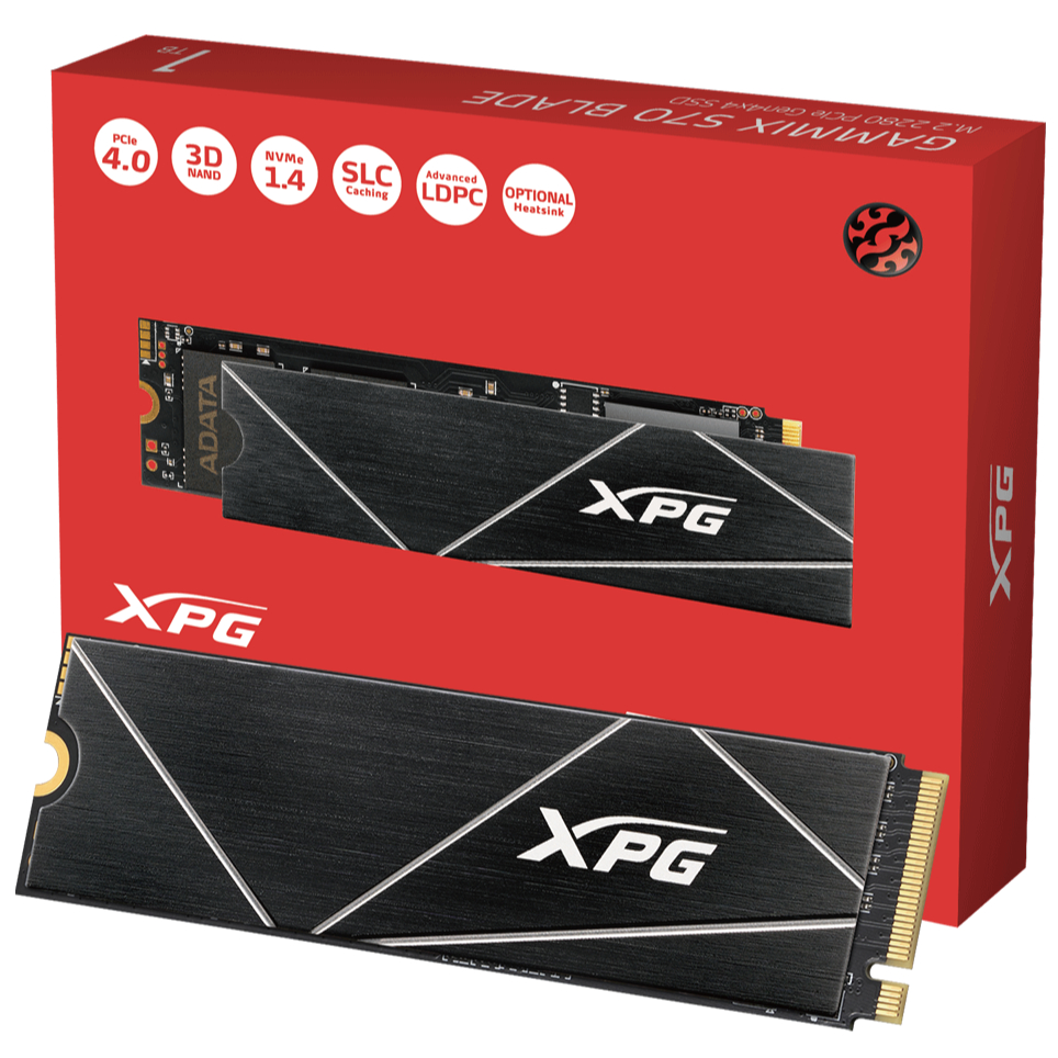 ADATA威剛 XPG S70 BLADE ⭕支援PS5⭕ 512GB 1TB 2TB PCIe M.2 SSD固態硬碟