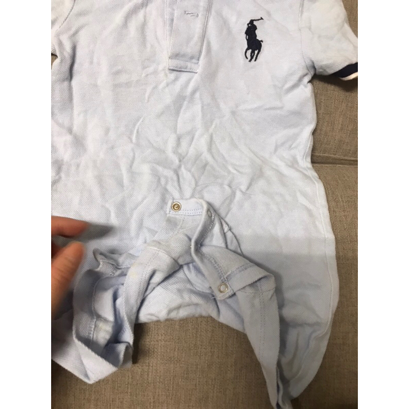 正品polo RL 大馬包屁衣連身褲二手24M