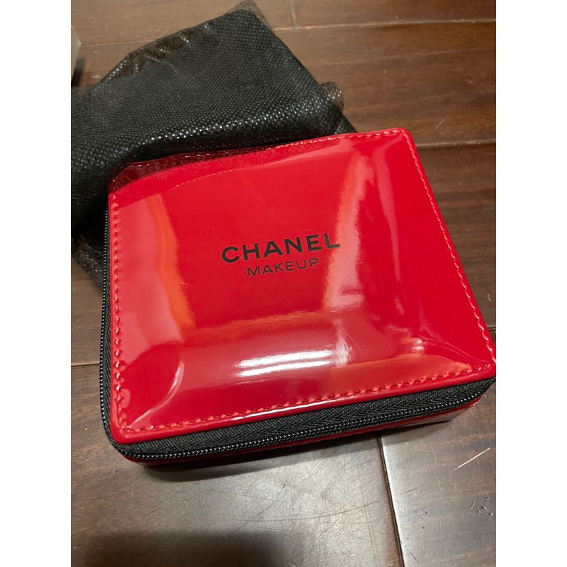 不議價 Chanel香奈兒紅色漆皮口紅盒 收納盒