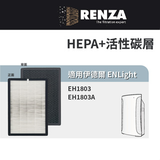 適用伊德爾Enlight EH1803 負離子空氣清淨機(小台) 可替換EH1803-1 二合一濾網 濾心 濾芯