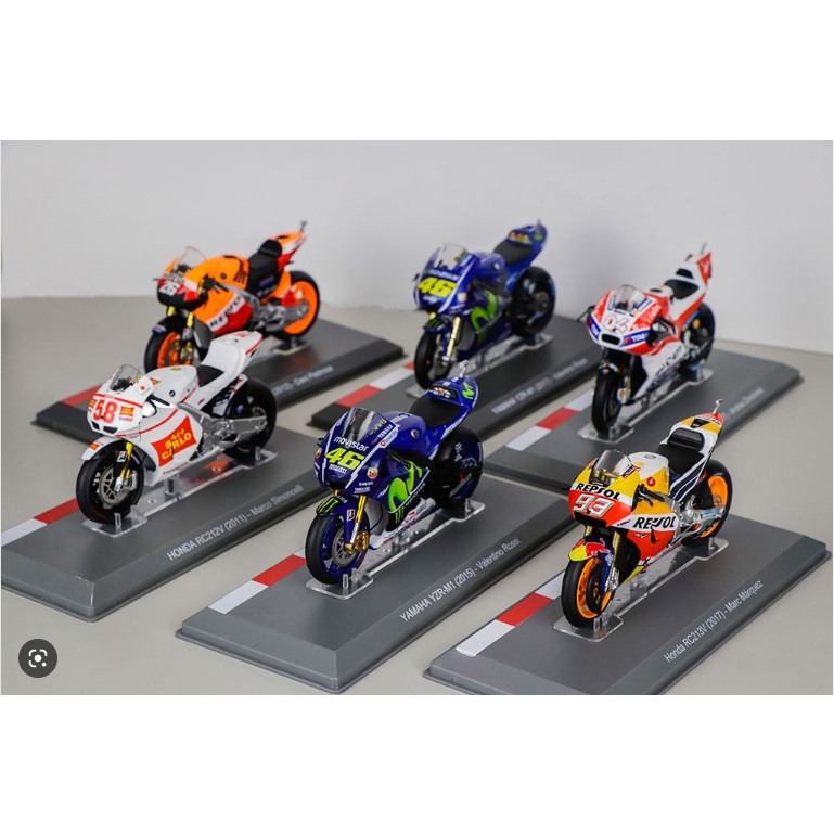 Deagostini 正版授權現貨收藏經典『錦標賽車收藏誌 MotoGP™』1/18 雜誌 模型車 共六款