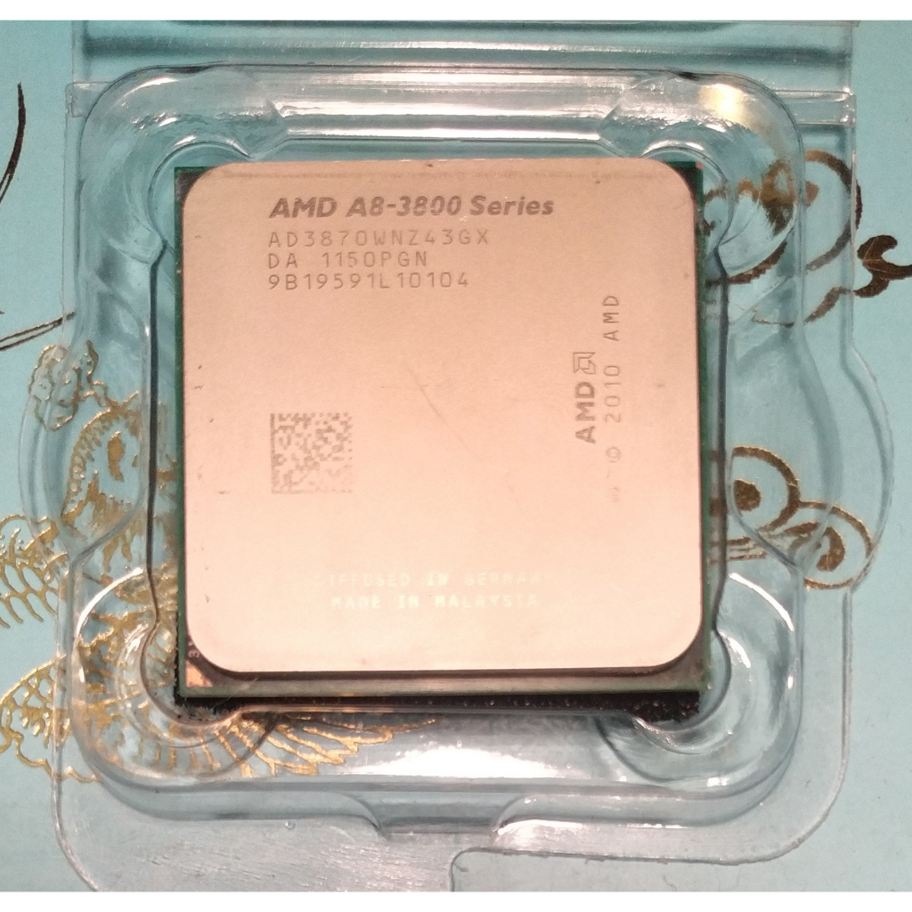 AMD A8-3870K APU (CPU + 內顯GPU) 加速處理器 3.0GHz (Socket FM1)