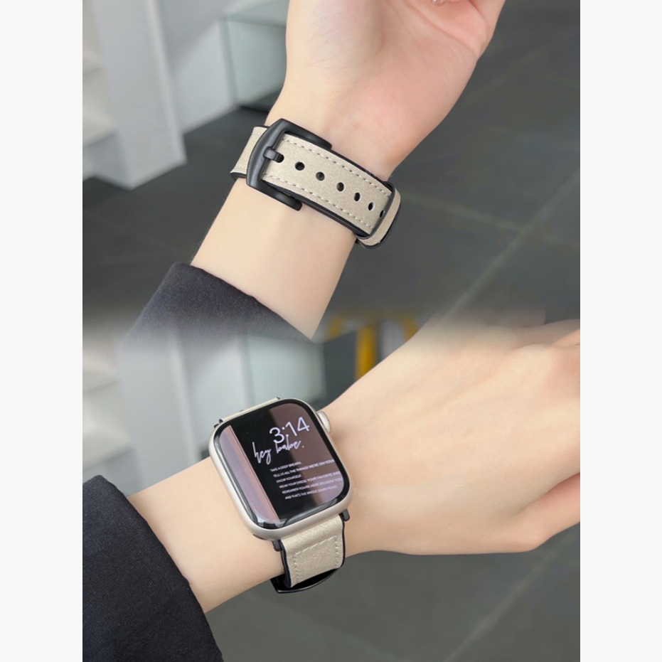 現貨免運 S9/S8通用 Apple watch錶帶 iwatch錶帶 蘋果錶帶 真皮錶帶 S8 SE專用錶帶 愛馬仕同