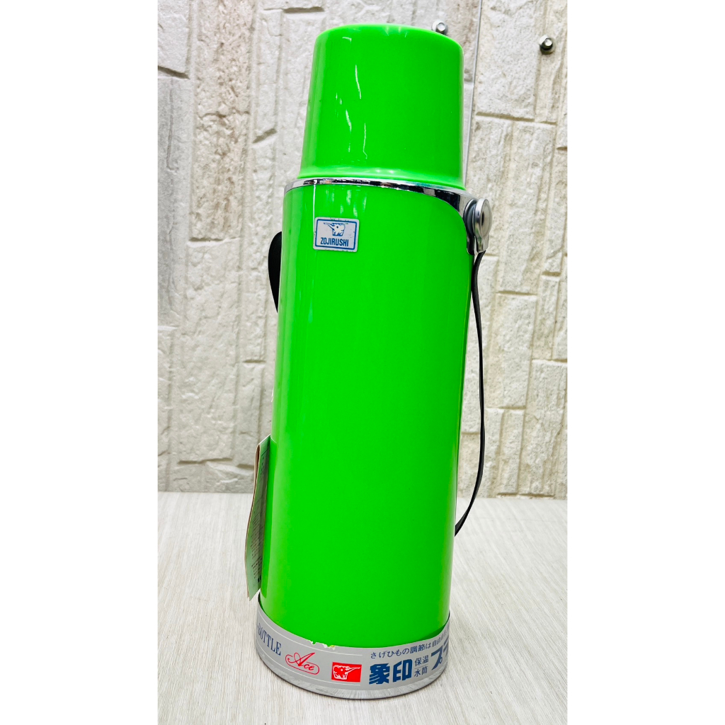 日本帶回 昭和時期 象印 Zojirushi PSB-900 保溫瓶 真空熱水壺 (日本製) 綠