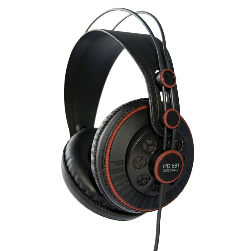 【貝斯特音樂】Superlux HD681 半開放式專業監聽耳機 動圈式 HD-681 頭戴式/耳罩式 附原廠袋、轉接頭