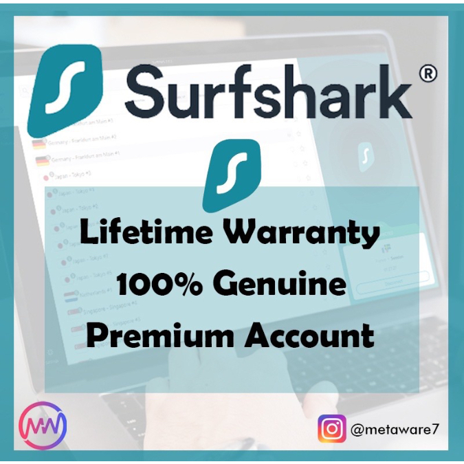 Surfshark VPN Premium Account 快速交付 LIFETIME (Pc/IOS /Android