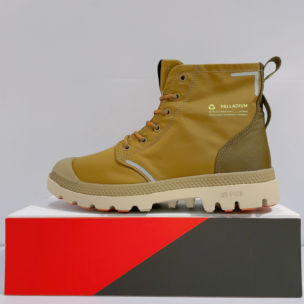 PALLADIUM PAMPA BOOTS 男女款 咖啡色 永續循環 橘標 防水 輕量 休閒靴 76656-338