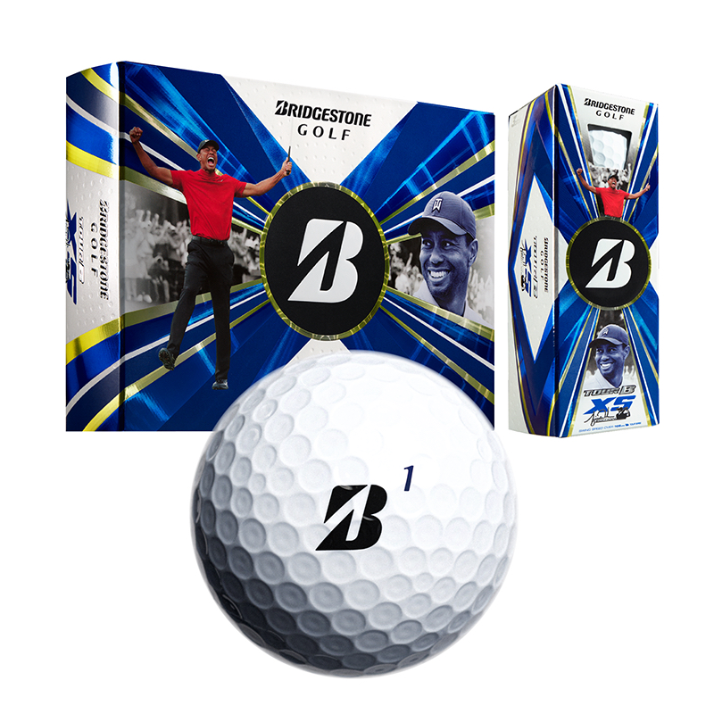【Bridgestone】客製 TOUR B XS TIGER 高爾夫球 限量款（12顆/盒）︱官方旗艦店