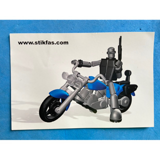 二手STiKFAS 模型 玩具 收藏 Alpha Male Motorcycle Kit