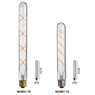 MARCH LED 5W 8W 燈絲燈 E27 燈泡 燈管 MH801-78 白光/黃光 愛迪生燈泡 工業風 仿鎢絲