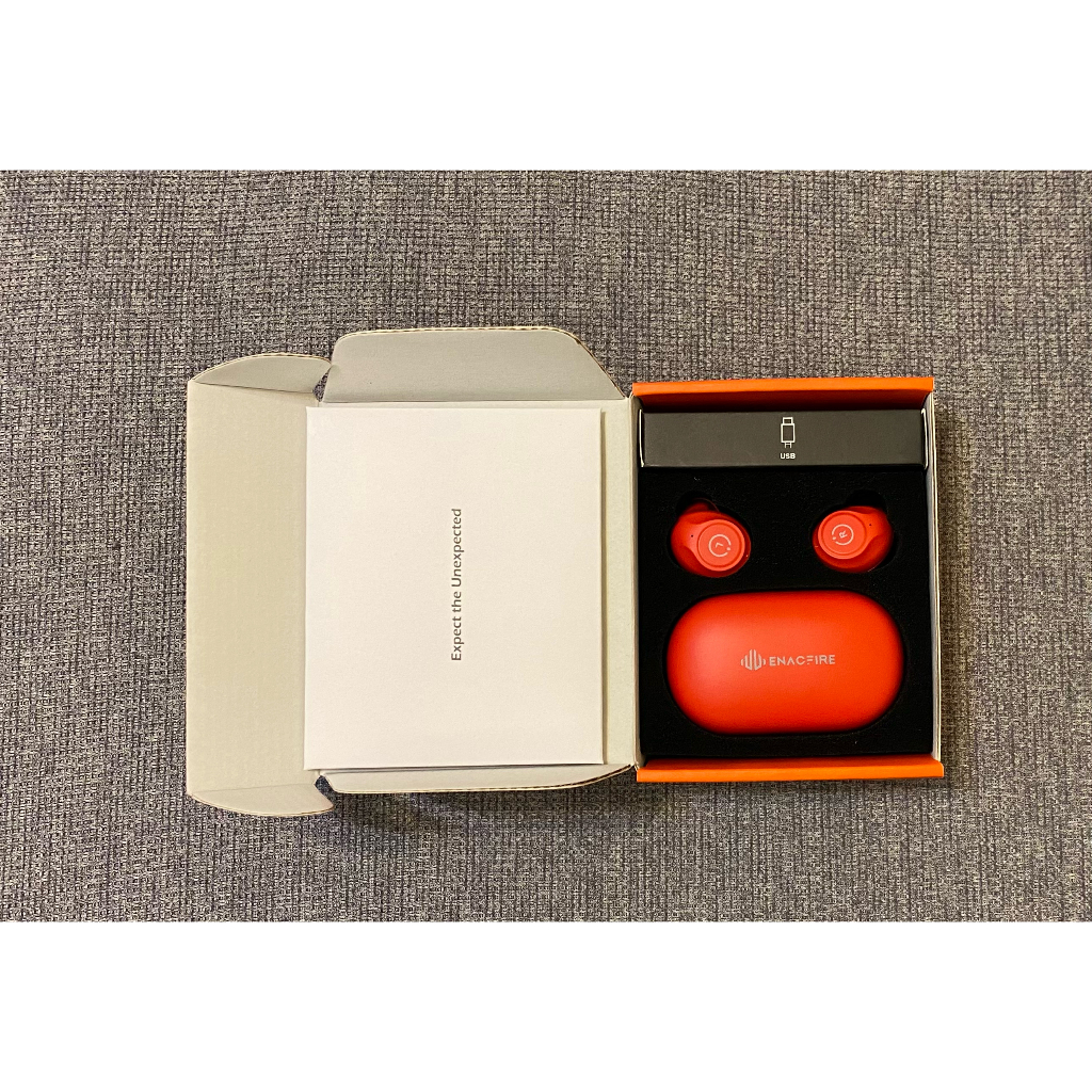 Enacfire E60 真無線藍牙耳機-紅色（全新品）(最後一組)(現貨轉售）