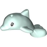 磚家 LEGO 樂高 亮水藍色 animal 動物 Dolphin Baby 海豚 小海豚 49579PB01