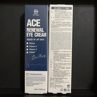 Dr. May 美博士 專業 ACE撫紋眼霜 20ml A醇眼霜 藍熨斗眼霜- dr.may 眼霜