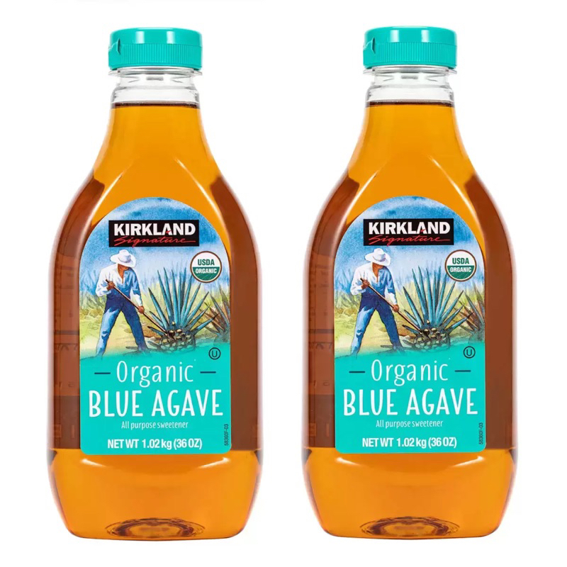Kirkland Signature 科克蘭有機龍舌蘭糖漿 每瓶1.02 公斤X2 瓶入-吉兒好市多COSTCO代購