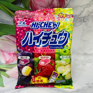 [大貨臺日］日本 MORINAGA 森永 嗨啾 綜合水果風味軟糖 86g 葡萄/草莓/青蘋果 ^_^多款供選