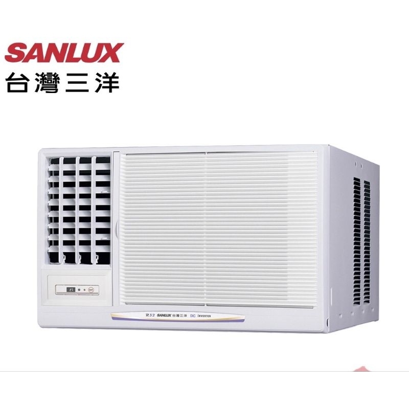 10-12坪變頻冷暖窗型冷氣 R32 SANLUX台灣三洋  SA-L60VHR / SA-R60VHR 可退稅2000