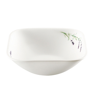 【美國康寧 CORELLE】薰衣草園方形23oz小碗