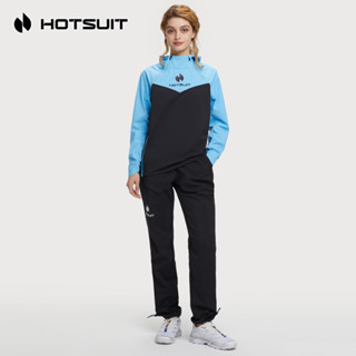 HOTSUIT 904Pro 梭織暴汗服女裝套裝-月藍+礦物黑-621613904-MB/MD