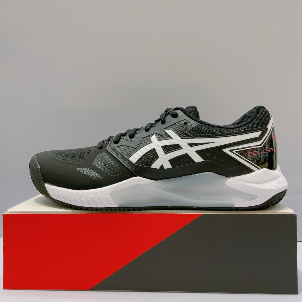 ASICS GEL-CHALLENGER 13 CLAY 男生 黑色 穩定 運動 網球鞋 1041A221-003