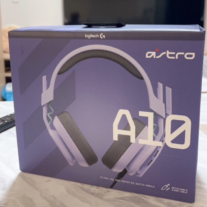 Logitech G羅技Astro A10電競耳機麥克風(紫)