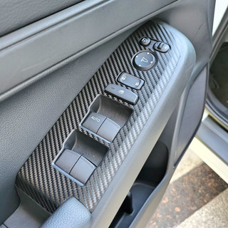 HONDA HRV 3代【電動窗飾板卡夢貼】3M 不殘膠 車貼專用膠膜 貼膜