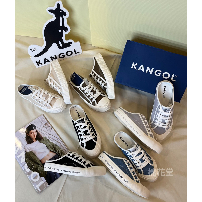 Kangol 🇬🇧袋鼠🦘 61227609 62221606 帆布鞋 穆勒鞋 餅乾鞋 $1280～$1380