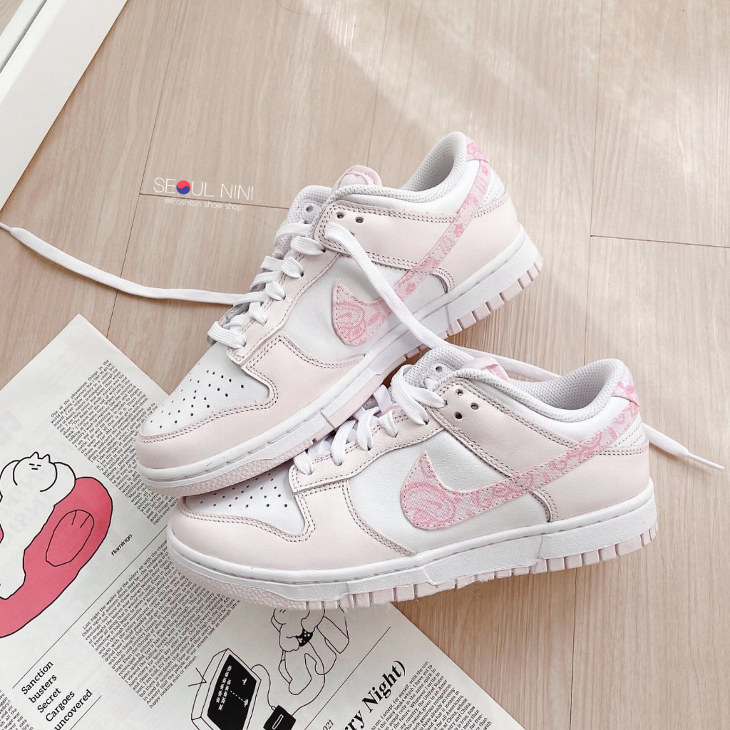 -Seoul 🇰🇷- Nike Dunk Low "Pink Paisley" 粉白 珍珠粉 女 FD1449-100