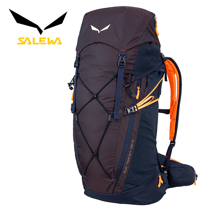 【SALEWA 義大利】ALP TRAINER 35+3 登山背包 男 海軍藍｜健行背包 徒步旅行背包