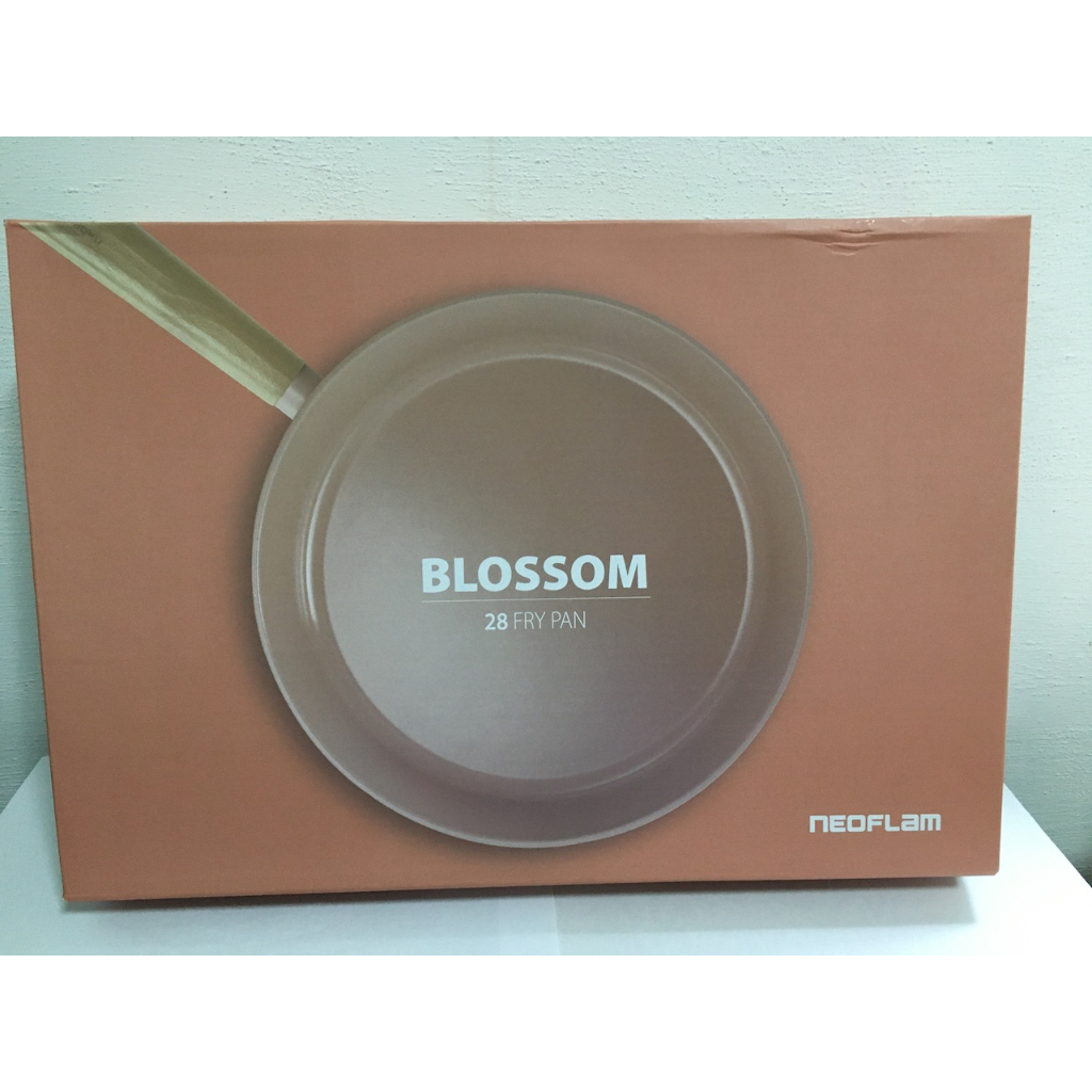 韓國NEOFLAM Blossom系列平底鍋28公分-櫻花粉