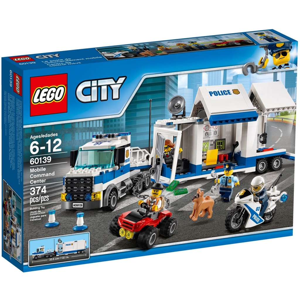 LEGO 60139 樂高 City 城市系列 警察行動指揮中心 卡車 絕版品 現貨~