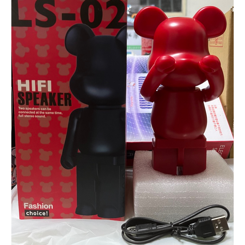 紅色版暴力熊-LS-02藍牙喇叭(塗鴉版已售完）