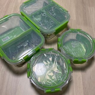 全新 現貨 Snapware 康寧密扣 全新升級 玻璃保鮮盒 綠色