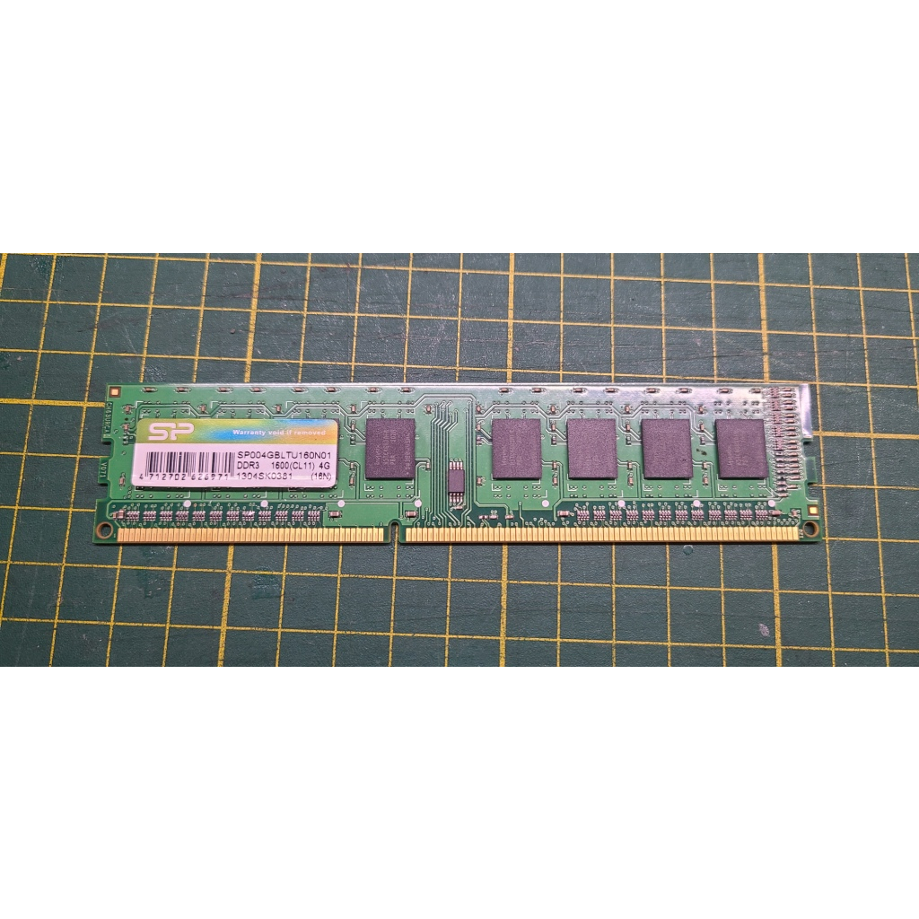 二手品 SP 廣穎 SP004GBLTU160N01 DDR3-1600 4G CL11 桌機記憶體