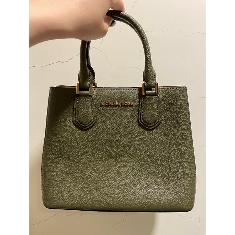 Michael kors MK二手橄欖綠包