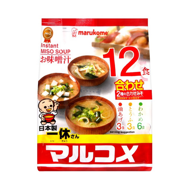 Marukome 元氣味噌湯-綜合 222g(原售價125)【Donki日本唐吉訶德】
