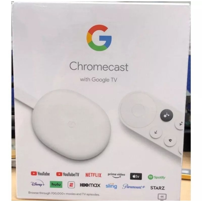 現貨 全新 賠賣 Google Chromecast with Google TV 4代 媒體串流播放器