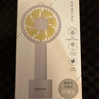 KINYO UF163手持/桌立兩用扇