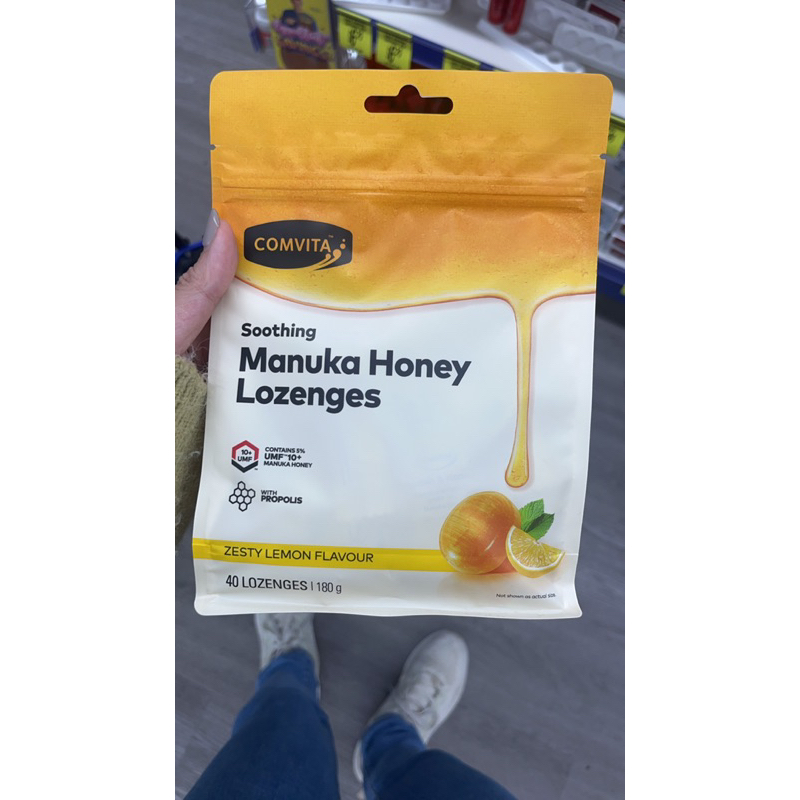 紐西蘭 開團2-3週到Comvita Manuka Honey Lozenges 康維他 蜂蜜喉糖 蜂蜜棒棒糖