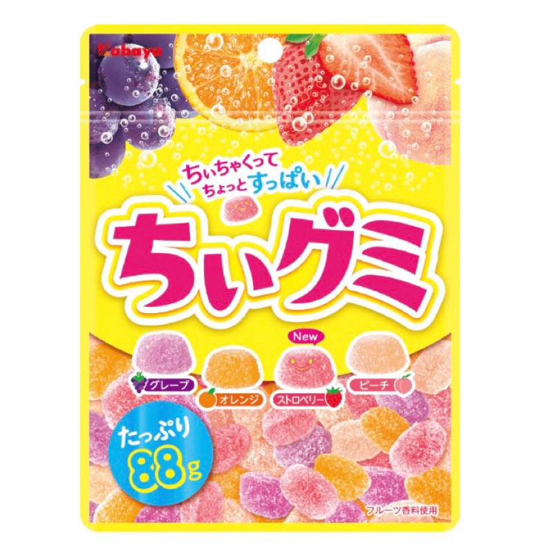 🎁日本代購 現貨在台 Kabaya卡巴食品 千軟糖 酸酸甜甜 水果軟糖 綜合水果 軟糖