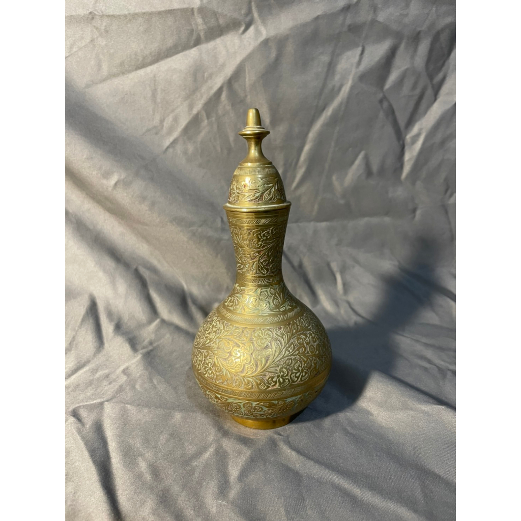 (老物)早期印度製黃銅壺