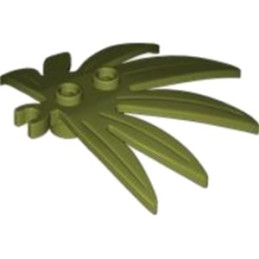 【小荳樂高】LEGO 植物 橄欖綠色 6x5 大片棕櫚葉/樹葉 Swordleaf 10884 6313102