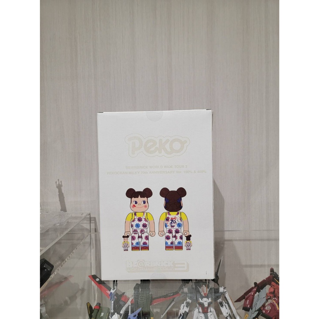 全新未拆 正品 BE@RBRICK BEARBRICK  不二家 奶妹 70周年 400% 100% 展場限定