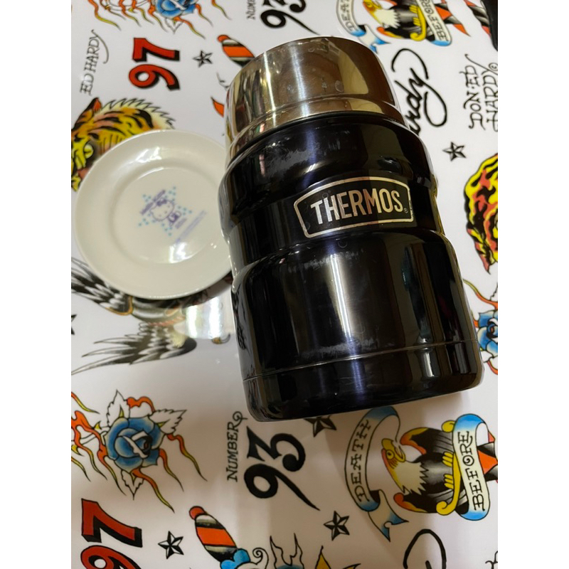 THERMOS 膳魔師經典藍燜燒罐 保溫瓶 食物罐 16oz