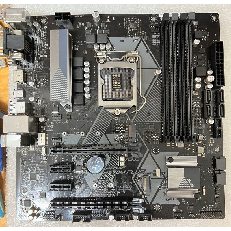 ASUS PRIME H370M-PLUS 無擋板