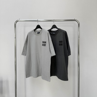 【B.Y】暗黑 重生 蝴蝶 寬鬆 短TEE 寬鬆 落肩 OVERSIZE 五分袖 短袖上衣